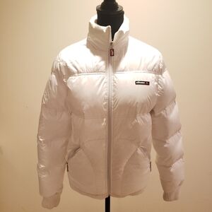 Vintage Elesse women's down bomber ski jacket